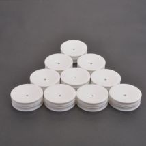 Wheel Front Slim 2WD - White - 5pár 1/10