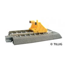 Tillig 83700 Ütközőbak ágyazatos sínnel 43 mm