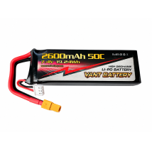 VANT Akku LiPo 2600mAh 7.4V 50C