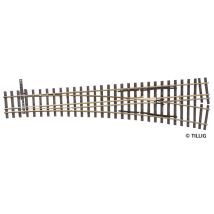 Tillig 85197 Vágányfonódott váltó H0-H0m, jobbos H0 kitéréssel 15'