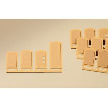 Auhagen 80206 Vakablak gyárépülethez, sárga