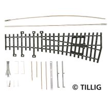 Tillig 82431 Építhető váltó 15', jobbos