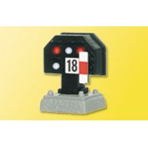 Viessmann 4018 H0 fény vágányzárjelző, alacsony