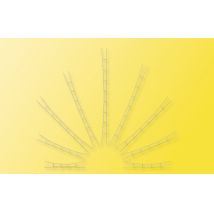 Viessmann 4157 Univerzális felsővezeték 330-360 mm, 3 db