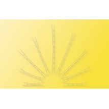 Viessmann 4158 Univerzális felsővezeték 360-400 mm, 3 db