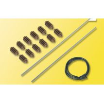 Viessmann 4176 Felsővezeték-tartó sodronykötél szigetelőkkel