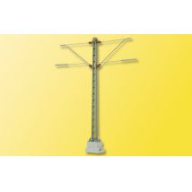 Viessmann 4212 Felsővezeték-tartó oszlop kétoldalas H-profilú, 71,5 mm