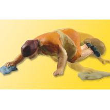 Viessmann 5125 H0 Putzfrau,kniend m.Putzlapp