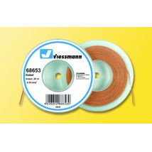 Viessmann 68653 Kabel 25 m, 0,14 mm˛, braun