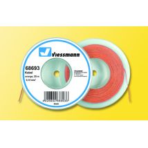 Viessmann 68693 Kabel 25 m, 0,14 mm˛, orange