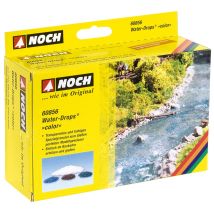 Noch 60856 Water Drops vízmodellező granulátum (gyanta), áttetsző/színezett, 250 ill. 25-25 g