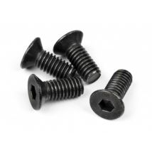 HPI Z307 Flat Head Screw M4X10Mm (Hex Socket/Thin Type/4Pc)