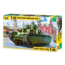 Zvezda 3667 T-35 Heavy Soviet Tank Military 1:35