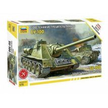 Zvezda 5044 Soviet Self-propelled Gun SU-100 1:72