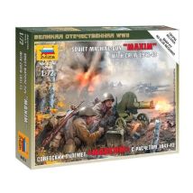 Zvezda 6104 Szovjet Géppuskások 'Maxim' Géppuskával /1941-1943/ 1:72 (6104)
