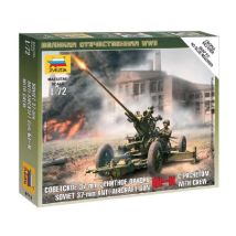 Zvezda 6115 Soviet 37 mm Anti-Aircraft Gun 61-K with Crew 1:72 (6115)