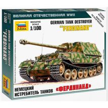 Zvezda 6195 Sd.Kfz.184 Ferdinand Heavy Tank Destroyer 1:100