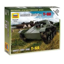Zvezda 6258 T-60 Soviet Light Tank 1:100