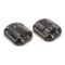 HPI 161144 Brass Diff Cover (Black/2pcs)