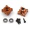 HPI 161154 Aluminum Rear Hub Set (Orange/2pcs)