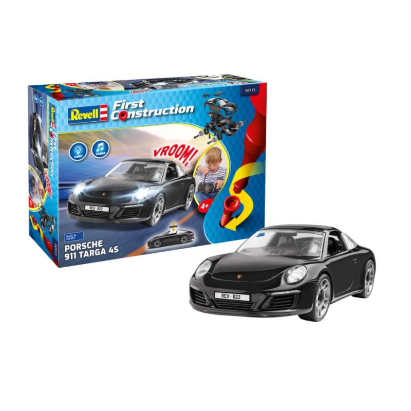 Revell 00913 Porsche 911 Targa 4S with Light & Sound
