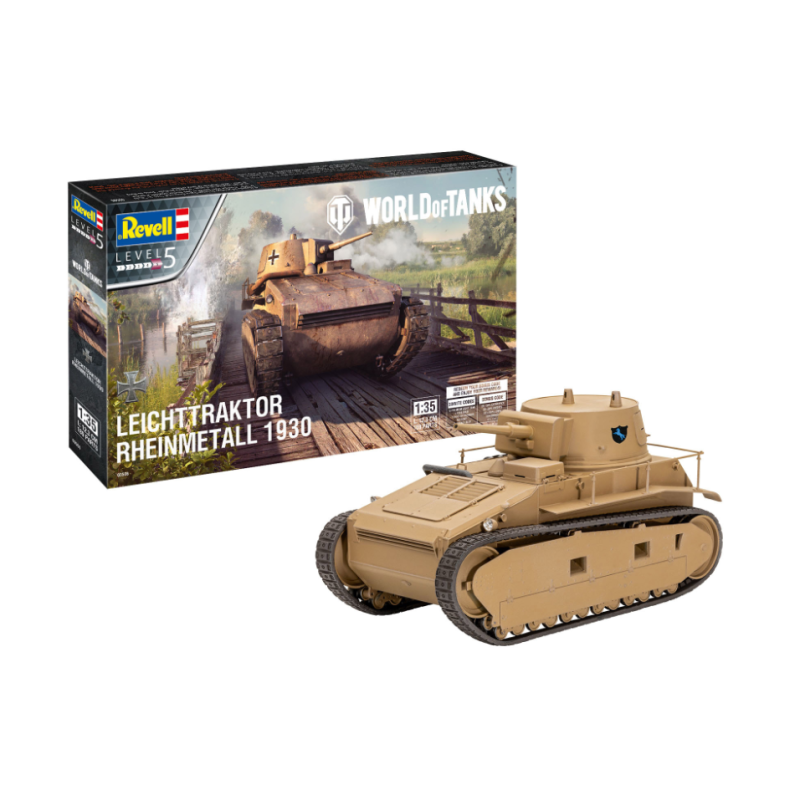Revell 03506 Leichttraktor Rheinmetall 1930 World of Tanks epoche 5