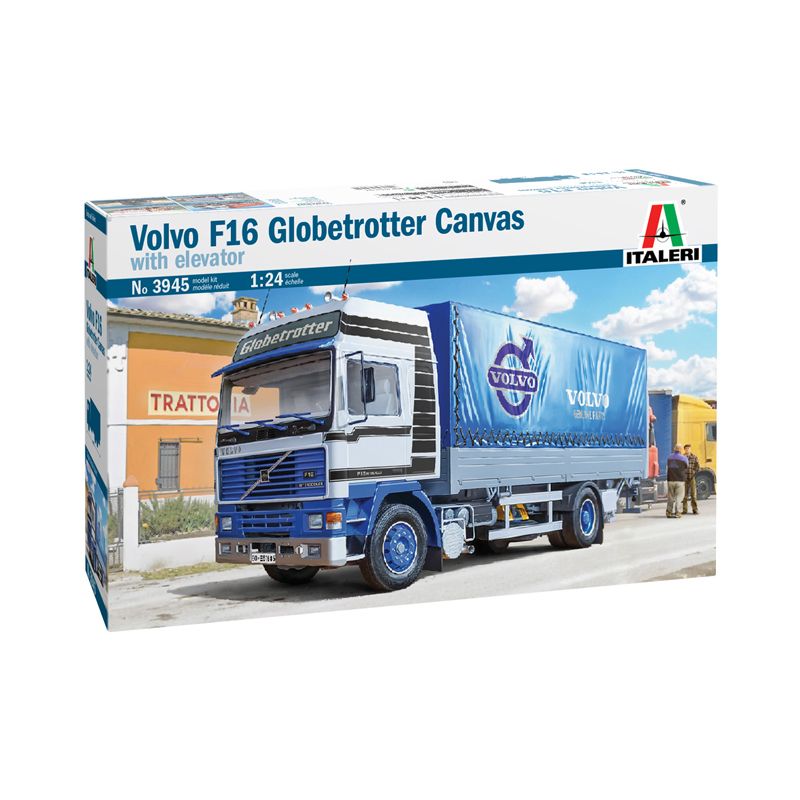 ITALERI 3945 Volvo F16, Globetrotter ponyvás teherautó