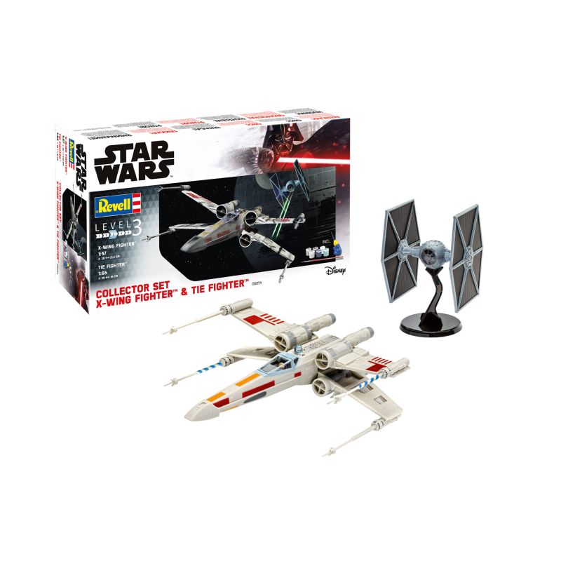 Revell 06054 Ajándék szett X-Wing Fighter + TIE Fighter