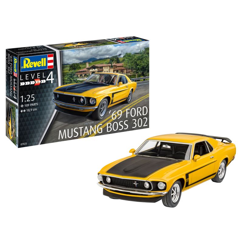 Revell 07025 1969 Boss 302 Mustang