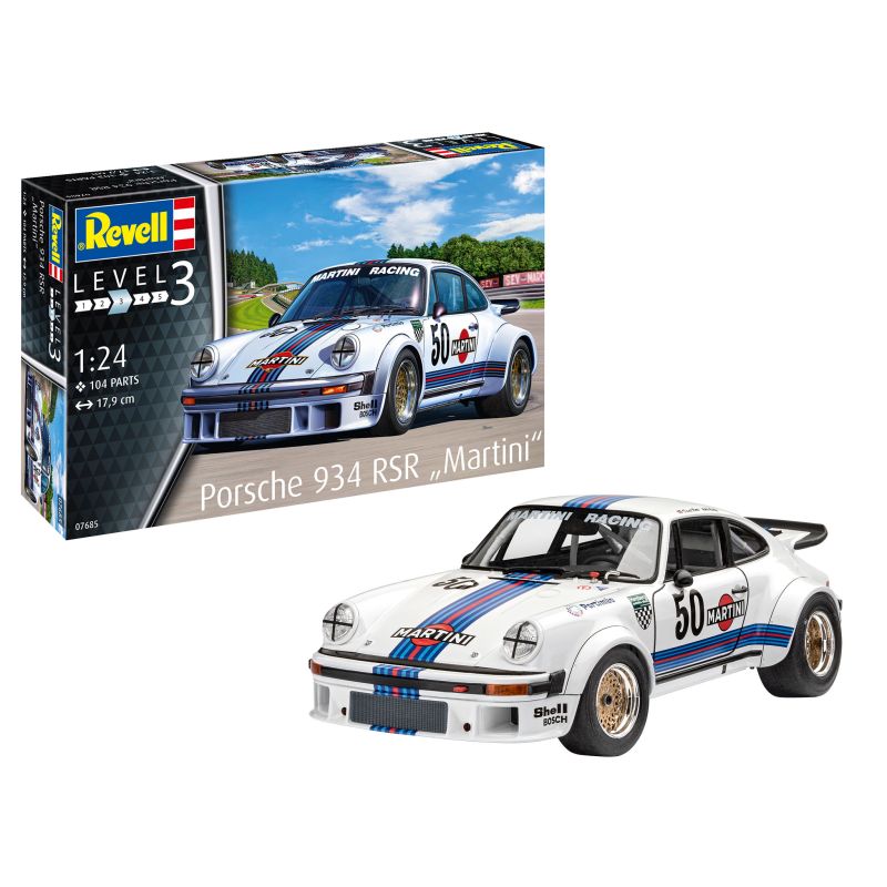 Revell 07685 Porsche 934 RSR Martini