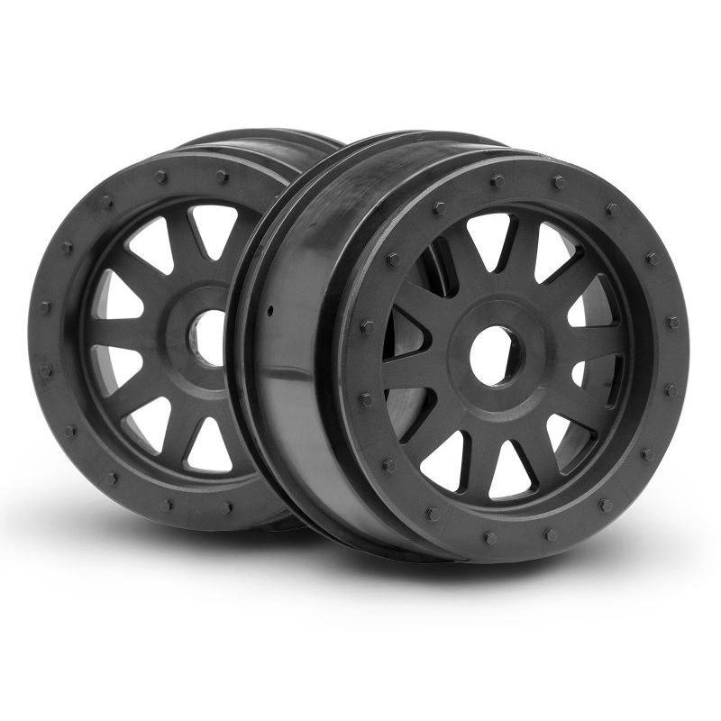 HPI 108323 Tr-10 Glue-Lock Wheel Gunmetal (120X60Mm/2db)