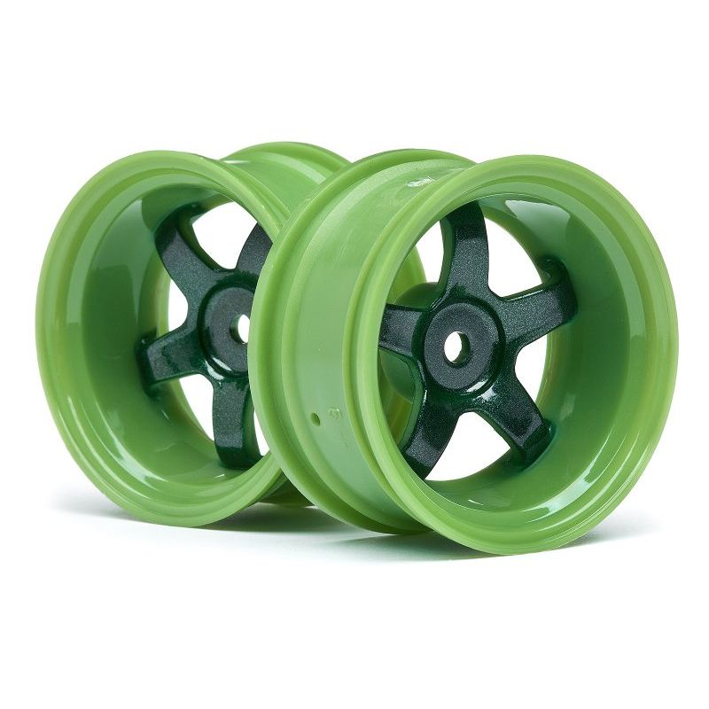 HPI 111100 Work Meister S1 Wheel Green (9Mm Offset/2db)