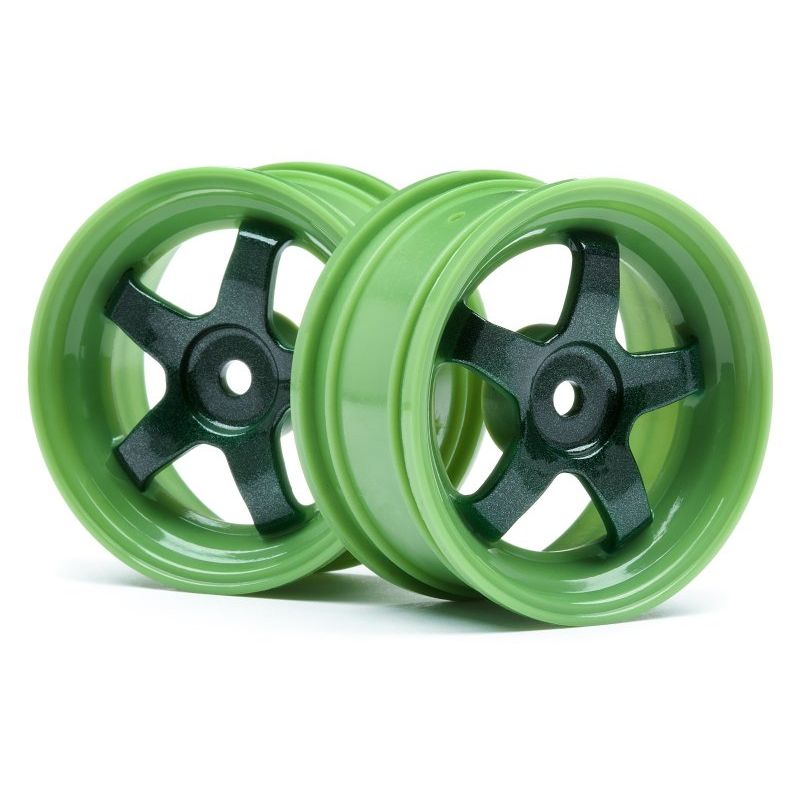 HPI 113095 Work Meister S1 Wheel Green 26Mm (0Mm Os/2db)