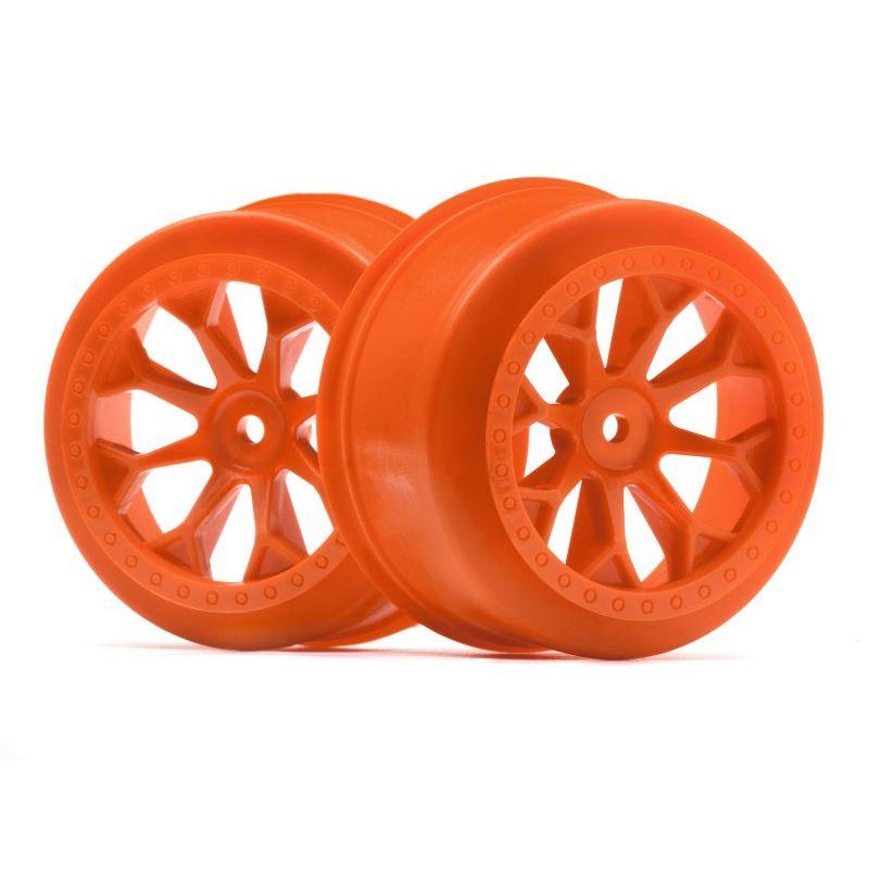 HPI 120134 8-SHOT SC WHEEL (ORANGE/2PCS)