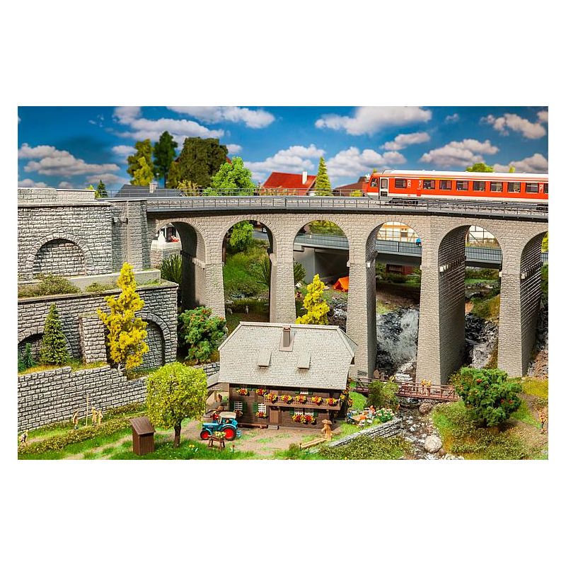 FALLER 120466 Két vágányú viadukt, íves, H0