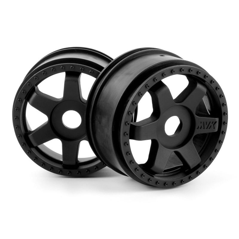 Maverick MV150295 QuantumR Race Truck Wheel (Black/2pcs)