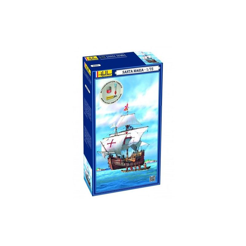 Heller 56865 Santa Maria Vitorlás hajó makett