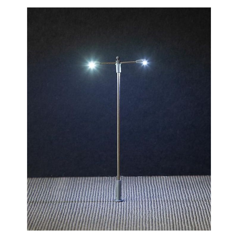 FALLER 180203 Kétkarú utcai lámpa LED-es
