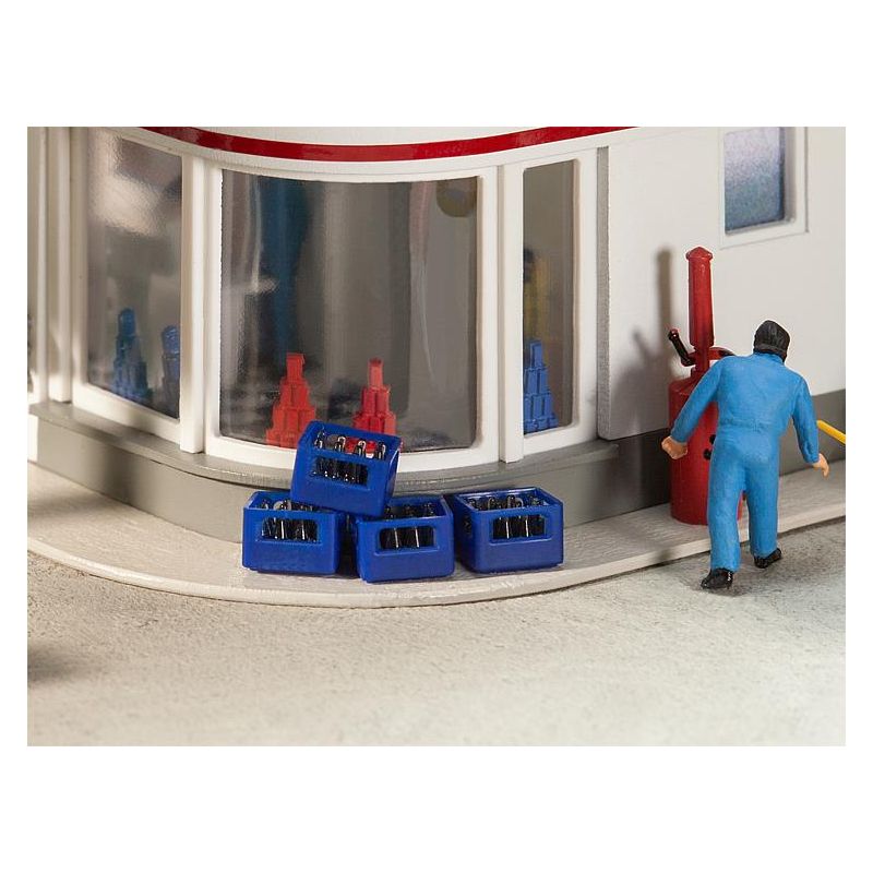 FALLER 180968 Sörös rekeszek, üvegekkel, 4db