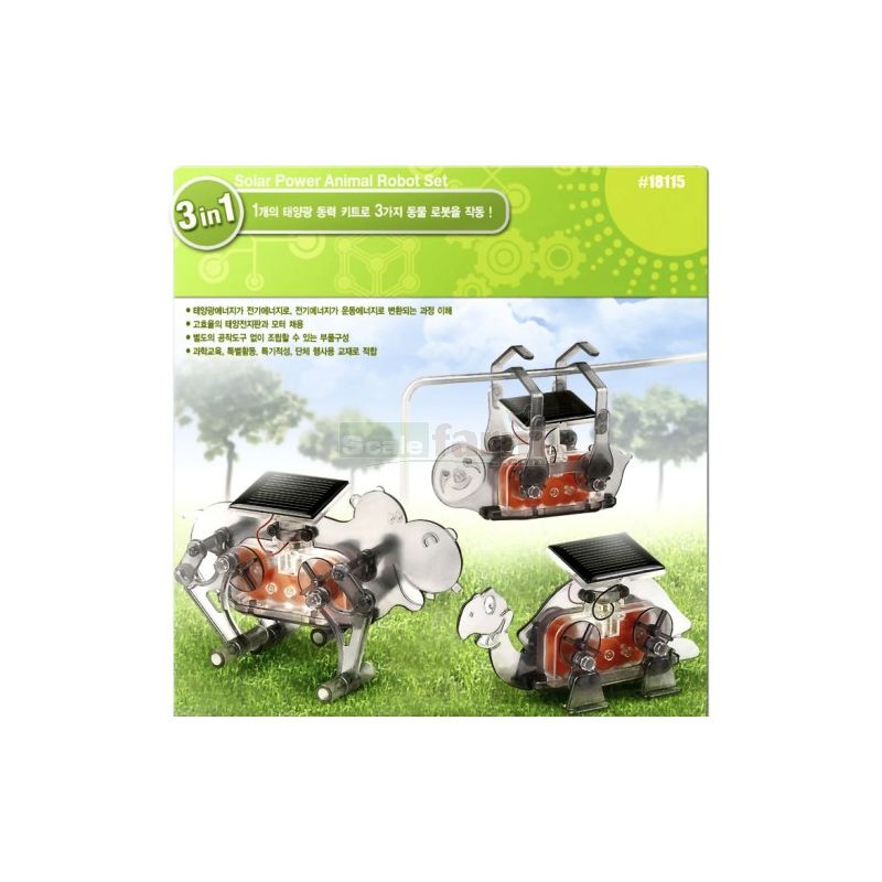 Academy 18115 SOLAR POWER ANIMAL ROBOT SET