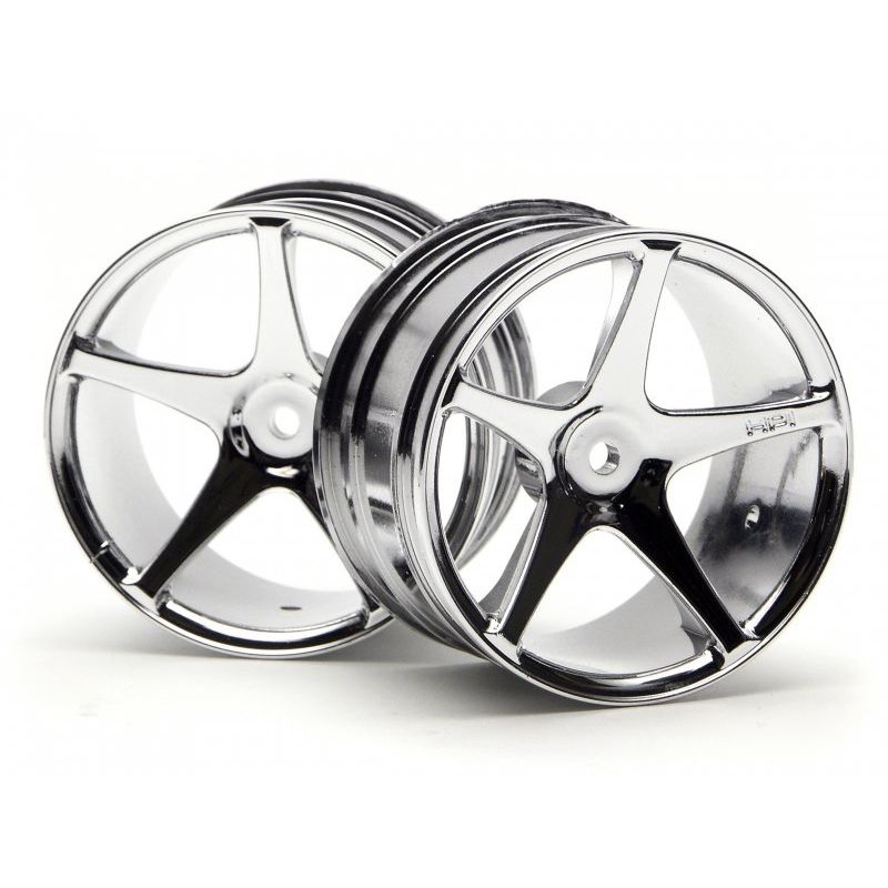 HPI 3032 Super Star Wheel 57X35Mm (2.2In) Chromesuper Nitro