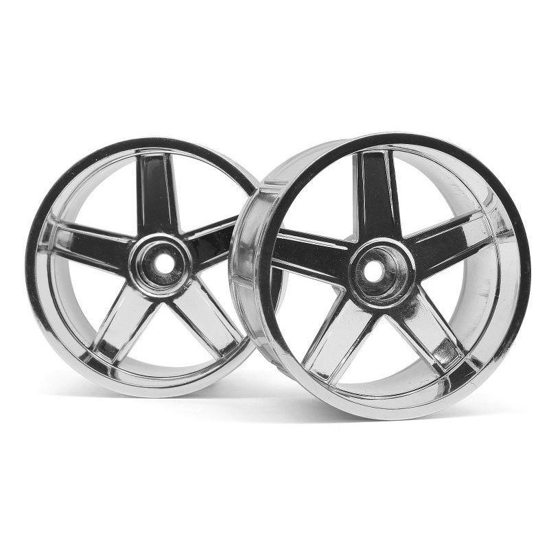 HPI 33477 Lp32 Wheel Mf Type Chrome (6mm Offset/2db)