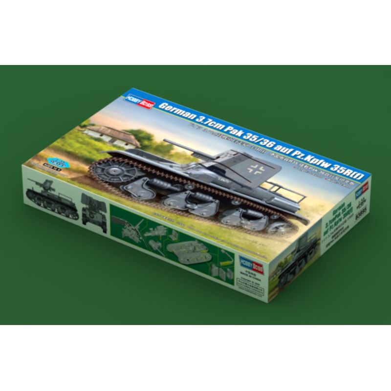 Hobby Boss 83895 Német 3.7cm Pak 35/36 auf Pz.Kpfw 35R(f)