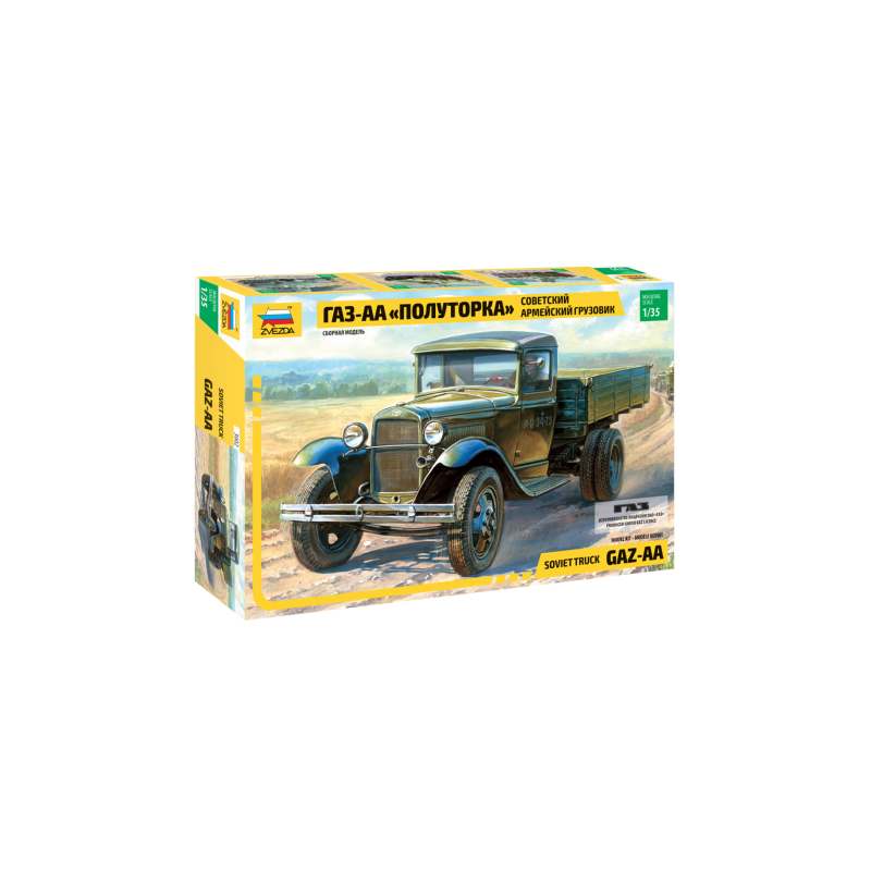 Zvezda 3602 GAZ-AA Soviet Army 1,5 Ton Truck WWII 1:35 (3602)