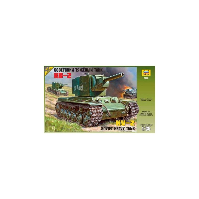 Zvezda 3608 Military KV-2 Russian Tank 1:35 (3608)