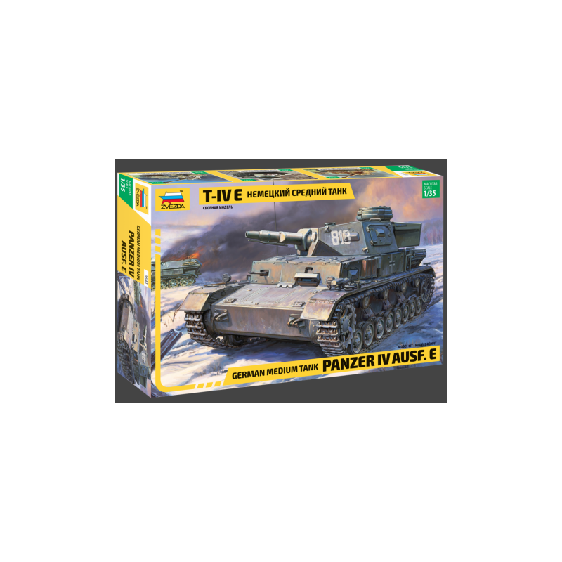 Zvezda 3641 Military Panzer IV Ausf.E 1:35