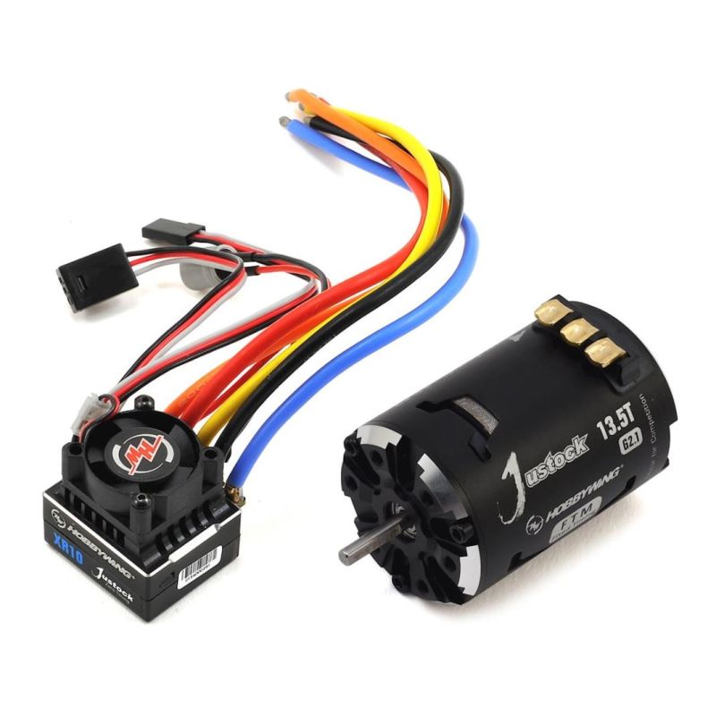 Hobbywing XR10 Justock Sensored Brushless ESC/SD G2.1 Motor Combo (13.5T)