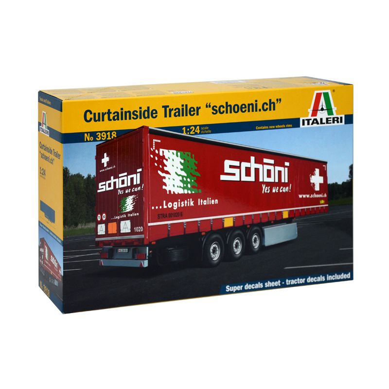 Italeri 3918 CURTAINSIDE TRAILER schoeni.ch