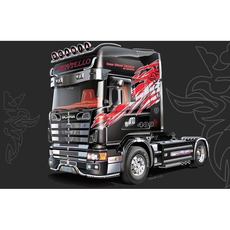 Italeri 3922 SCANIA 164L TOPCLASS