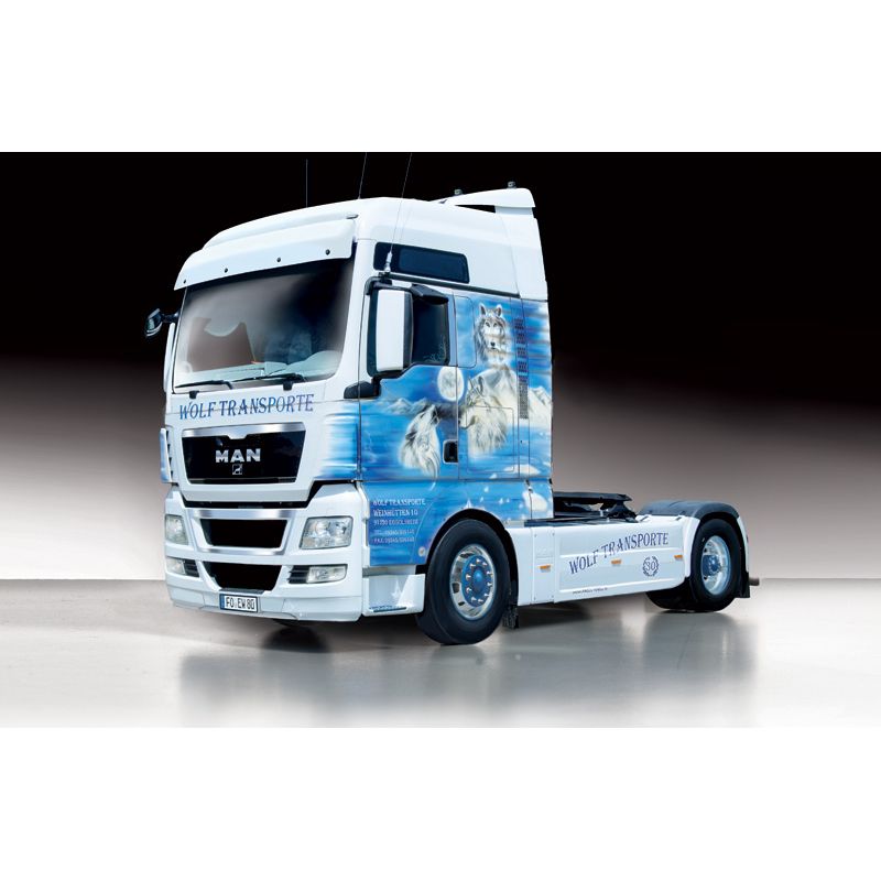 Italeri 3921 MAN TGX XXL WOLF TRANSPORTE
